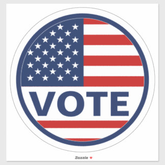 Vote American Flag Election 