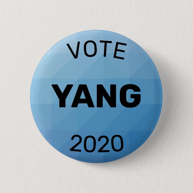 Vote Andrew Yang 2020 6 Cm Round Badge (Front)