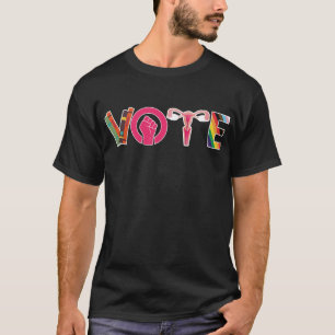 VOTE Banned Books Women Rights Feminist LGBTQ+ T-Shirt