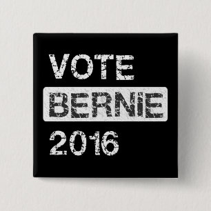 Vote Bernie Sanders 2016 15 Cm Square Badge