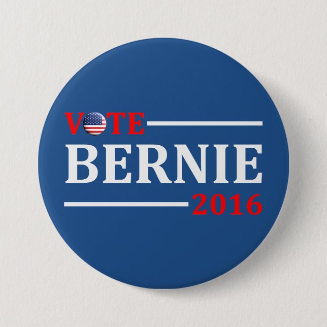 Vote Bernie Sanders 2016 7.5 Cm Round Badge (Front)