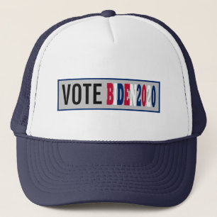 Vote Biden 2020 Presidential Elections Typography Trucker Hat