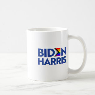 Vote Biden Harris Lgbt Lgbtq Progress Pride Flag J Coffee Mug