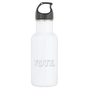 "vote" black / transparent letters - 532 ml water bottle