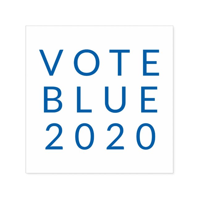 Vote Blue 2020 for Biden Harris Simple Minimal Self-inking Stamp (Design)