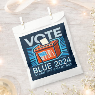 Vote Blue 2024 Ballot Box Presidential Favour Bags