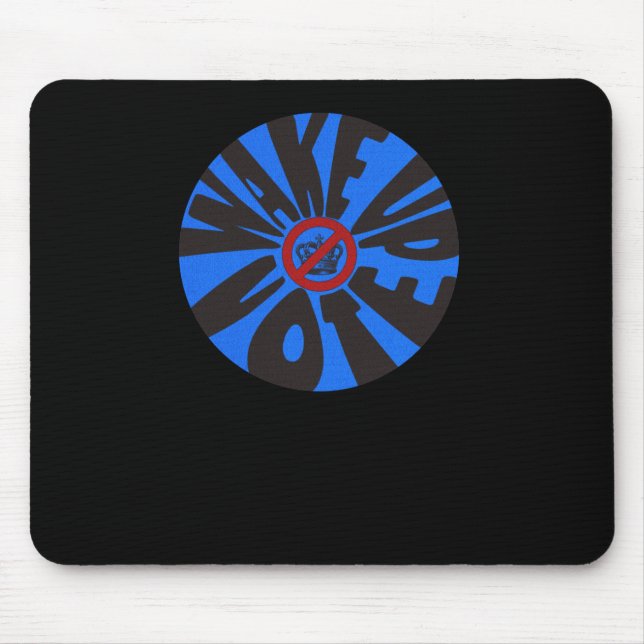 Vote Blue Democrat Anti-trump  Mouse Pad (Front)