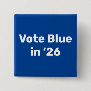 Vote Blue in 2026 15 Cm Square Badge