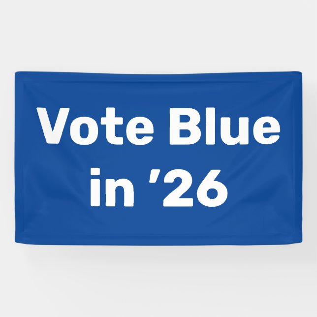 Vote Blue in 2026 Banner (Horizontal)