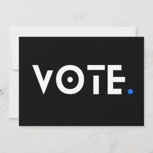 Vote Blue Period Invitation