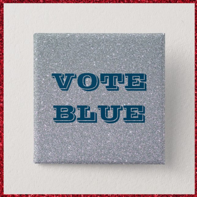 Vote Blue Pin (lapel button) (Creator Uploaded)