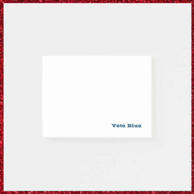 Vote Blue Post-it Notes (Creator Uploaded)
