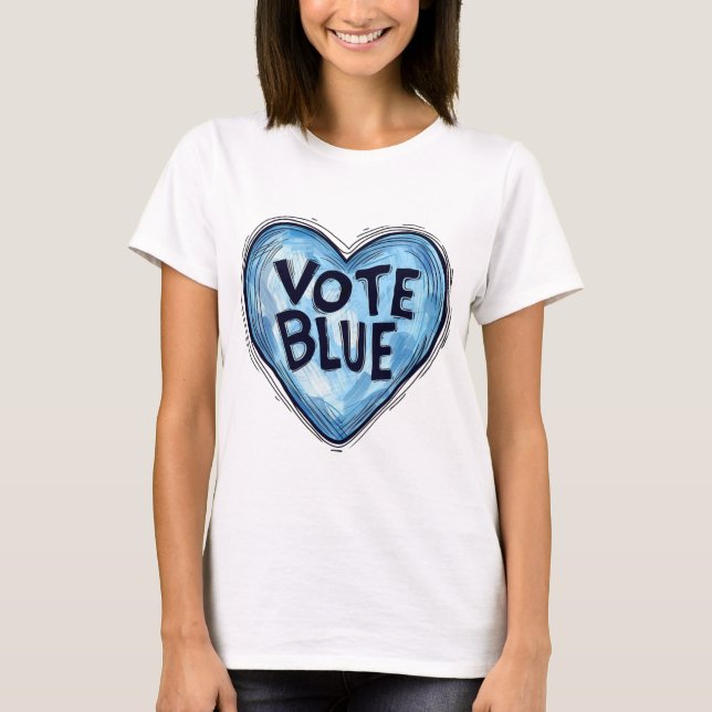 Vote Blue T-Shirt (Front)