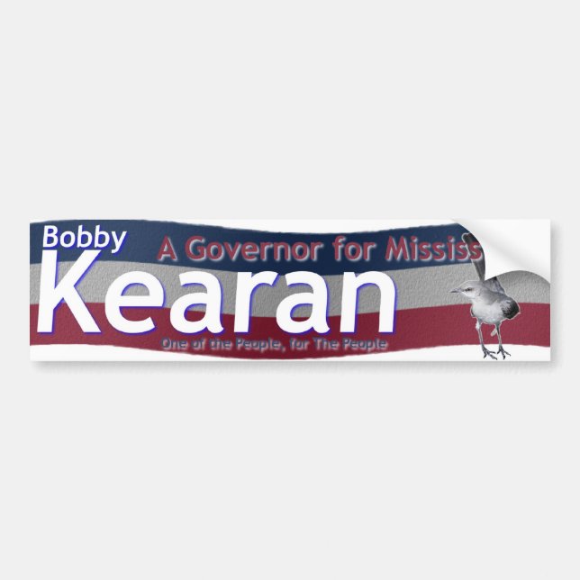 Vote Bobby Kearan Bumper Sticker (Front)