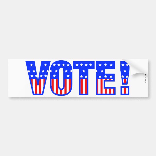Vote Bumper Sticker (Front)