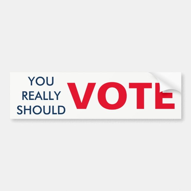 VOTE BUMPER STICKER (Front)
