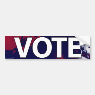 VOTE bumper sticker. Sticker