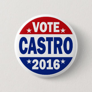 Vote Castro 2016 6 Cm Round Badge