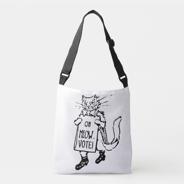 VOTE CAT VINTAGE TOTE (Front)