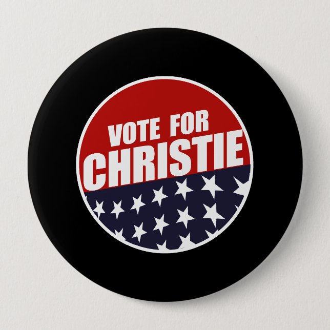 VOTE CHRISTIE BUTTON (Front)