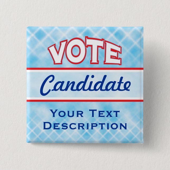 VOTE Customise Text Button (Front)