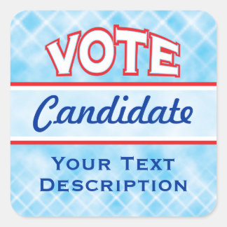 VOTE Customise Text Stickers