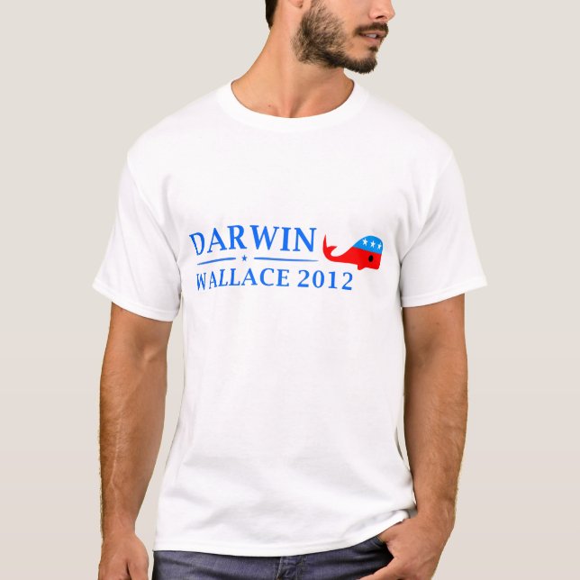 Vote Darwin & Wallace in 2012 T-Shirt (Front)