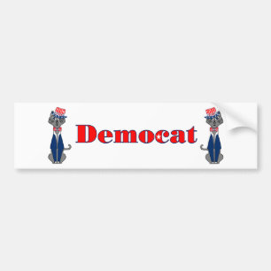 Vote Democat Bumper Sticker
