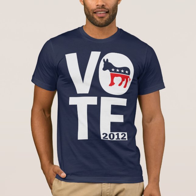 Vote Democrat 2012 T-Shirt (Front)