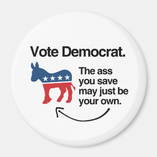 VOTE DEMOCRAT -.png Magnet