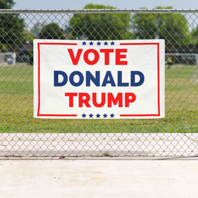 Vote Donald Trump 2024  Banner (Insitu)