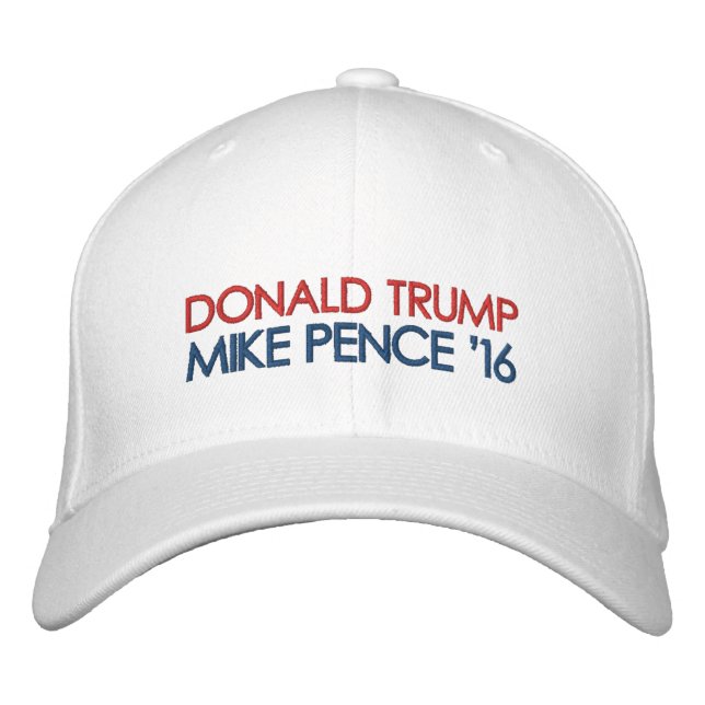Vote Donald Trump Mike Pence Embroidered Hat (Front)