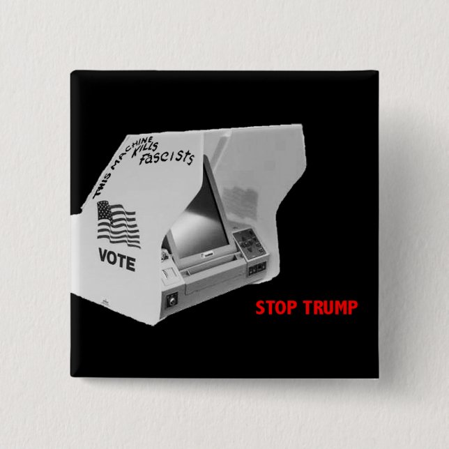 Vote Down Fascism Pin (Front)