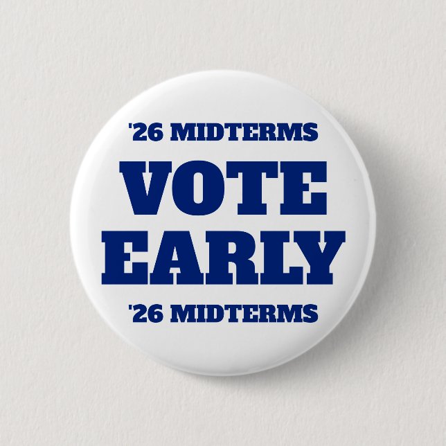 Vote Early Button (Front)