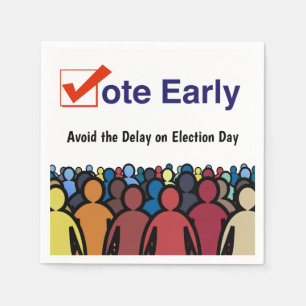 Vote Early Napkin