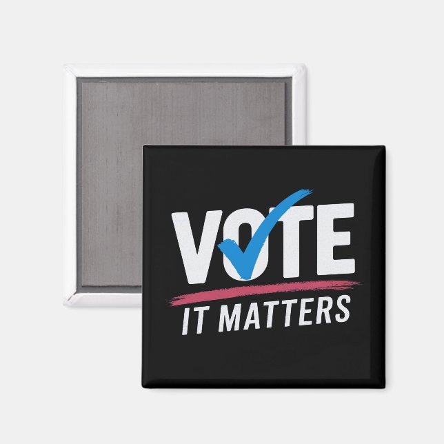 Vote Election 2024 Voter Democrat Politics  Magnet (Front/Back)