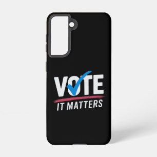 Vote Election 2024 Voter Democrat Politics  Samsung Galaxy Case
