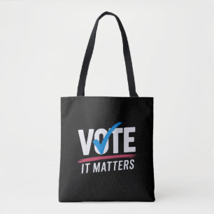 Vote Election 2024 Voter Democrat Politics Tote Bag