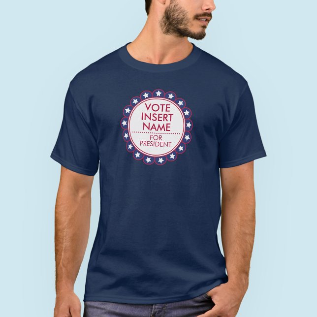 Vote Election Custom T-Shirt Political Campaign (MISOOK Election Vote T-Shirt with Logo)