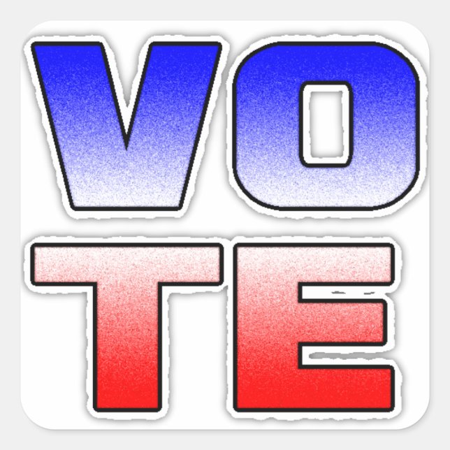 VOTE election political Stickers (Front)
