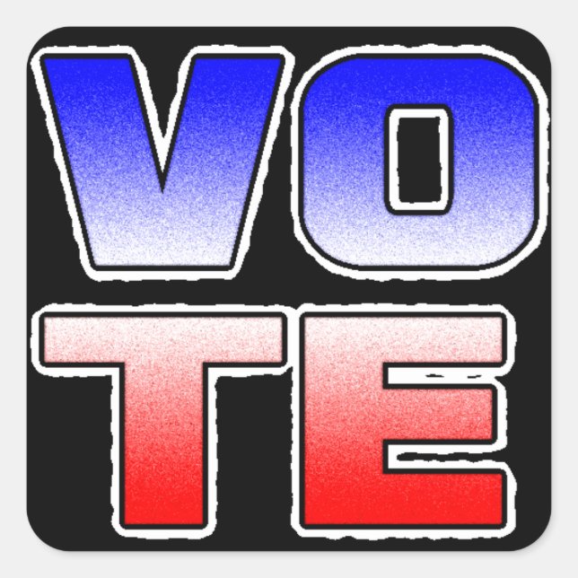 VOTE election political Stickers (Front)