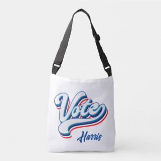 Vote Election Typography Crossbody Bag