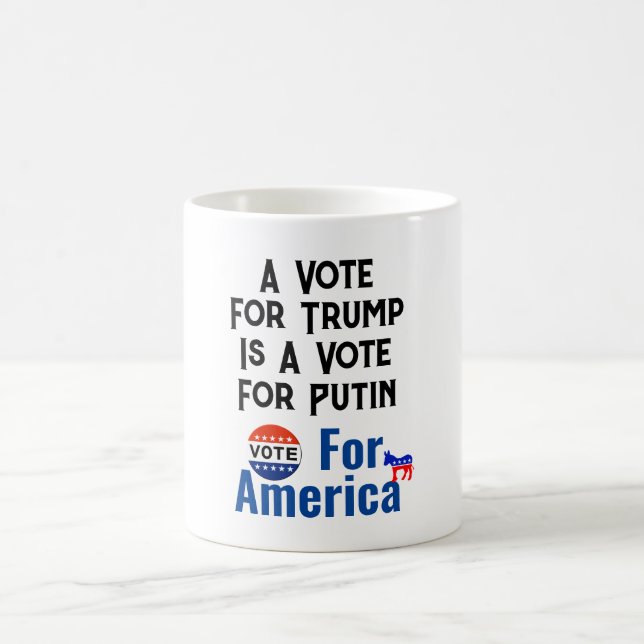 Vote For America Coffee Mug (Center)