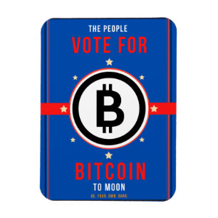 Vote for Bitcoin to Moon Magnet