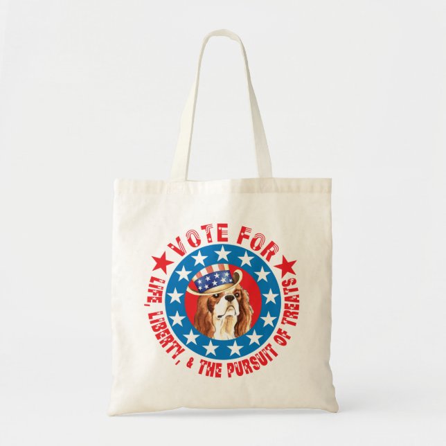 Vote for Cavalier Tote Bag (Front)