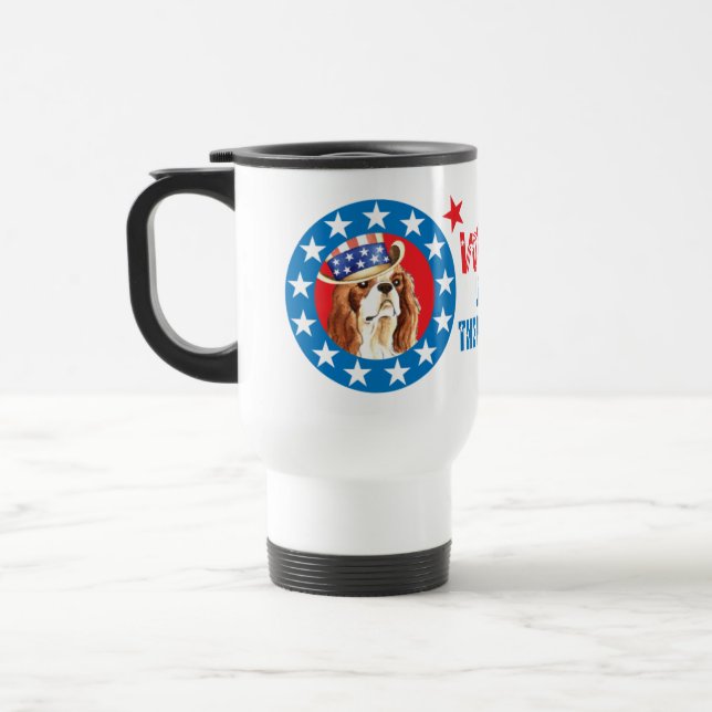 Vote for Cavalier Travel Mug (Left)