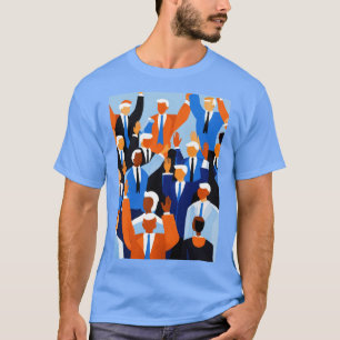 Vote for Change Bold Politician T-Shirt Design