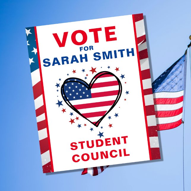 Vote for Class President: HEART Flyer (Creator Uploaded)