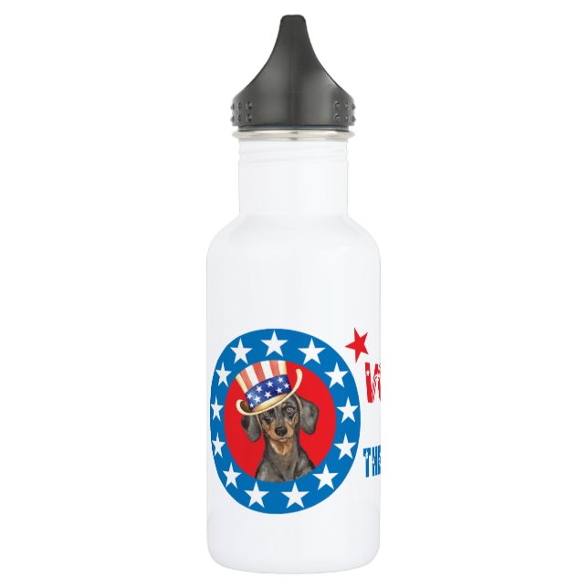 Vote for Dachshund 532 Ml Water Bottle (Left)