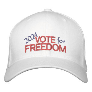 Vote for Freedom Harris Walz 2024 Embroidered Hat